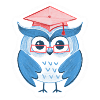 Decimal.AI mascot, a friendly owl